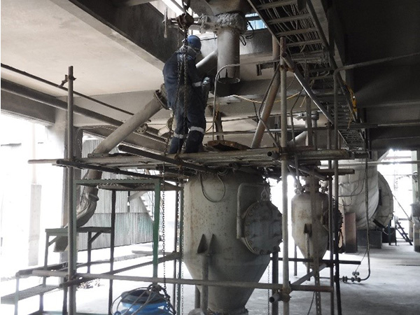 Preparation of Flap Damper Installation