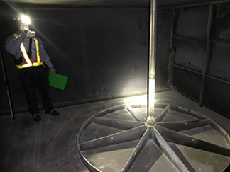 Inspection of Outlet Damper