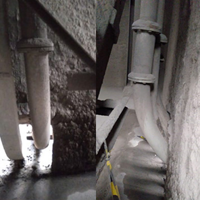 4-Month ceramic elbow pipe trial