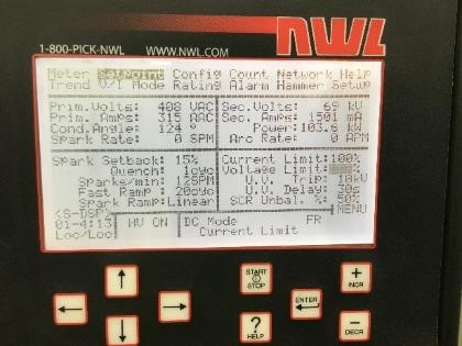 T/R current reading at the 4th field after installation