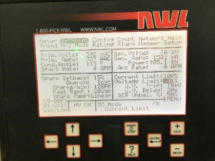 T/R current reading at the 1st field after installation