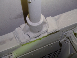 Welding failure on CE anvil beam