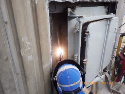 Installing Double Access Door