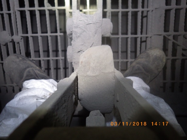 Worn-out CP hammer