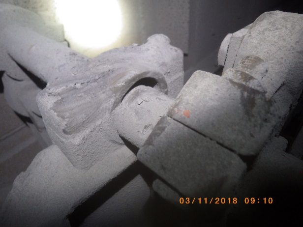 Worn-out CP bearing